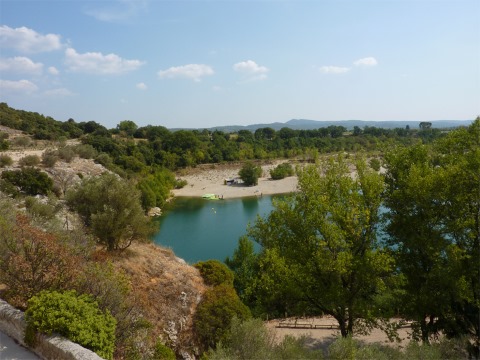 Canoë Hérault : Les Canoës du Pont du Diable : La plage du Pont du Diable