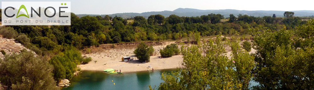 Location Canoë Hérault : Les Canoës du Pont du Diable - une balade pour tous sur l'Hérault en canoë